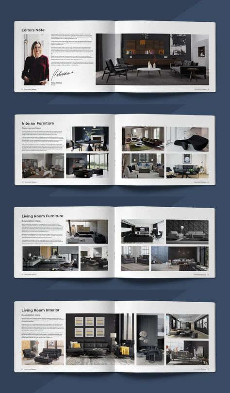 Home Interior Catalogue Template InDesign - 20 pages Home Catalog Design, Interior Catalogue Design, Catalogue Template Design, House Catalogue Design, Interior Catalog Design, Interior Portfolio Layout, Interior Catalog Design Layout, Flooring Catalogue Design, Product Catalogue Design Layout