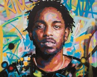 Kendrick Lamar Art, Street Music, Portrait Abstract, Abstract Graffiti, Rapper Art, Music Rap, Spray Paint Art, Hip Hop Art, Art Street