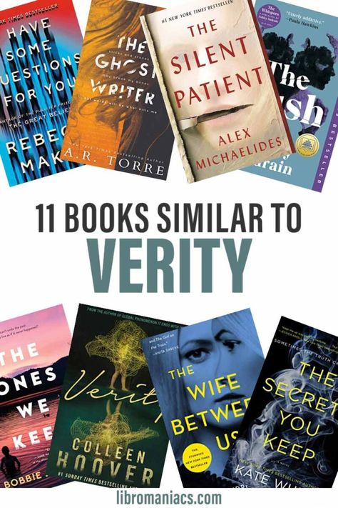 Books Like Verity, Best Psychological Thrillers Books, Steamy Books, The Silent Patient, Good Thriller Books, Book Club Reads, Pitch Dark, Books To Read Nonfiction, Dark Secrets