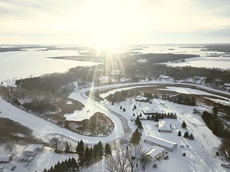 Warroad, Minn., comes together on a miles-long skate path | Star Tribune Long Skate, Grand Forks, Northern Minnesota, The Third Man, Pint Of Beer, Valentines Day Couple, Concession Stand, Polaris Ranger, Cross Country Skiing