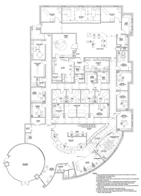 Fertility Clinic | Jen Strisower | Archinect Lobby Floor Plan, Hospital Floor Plan, Medical Clinic Design, Hospital Design Architecture, Floor Plan Symbols, Hospital Plans, Hotel Design Architecture, Building Design Plan, Office Floor Plan