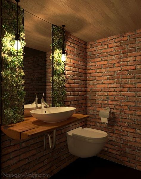 #bathroomdecor #washroomdesign #home #washrooms #interior #tile #reno #ixbuild #floor #ixbuildgroup Wc Decoration, Entryway Modern, Bilik Air, Brick Interior, Decoration Restaurant, Bathroom Decor Luxury, Industrial Interior Design, Boho Chic Bedroom, Small Bathroom Ideas Modern