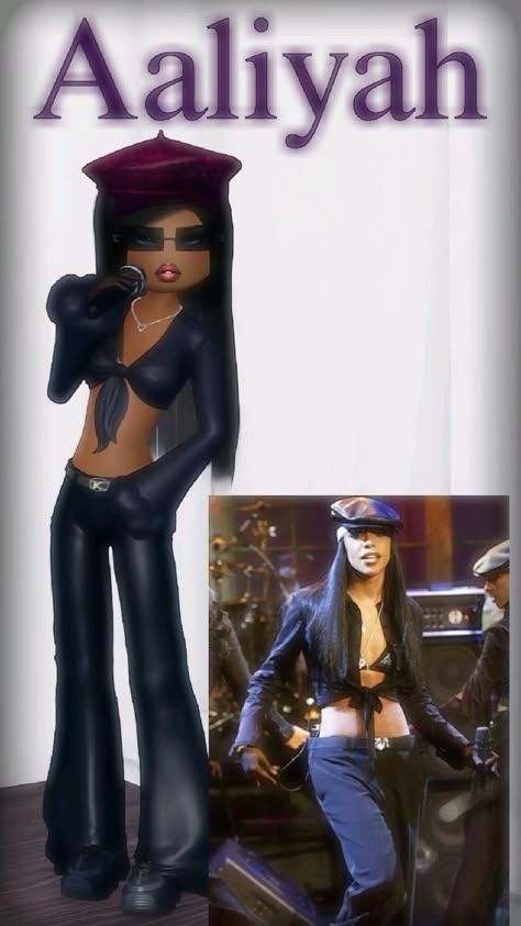 2000s Fashion Outfits Aliyah, Aliyah The Singer, Aaliyah One In A Million Outfit, Aaliyah Aesthetic Outfit, Dti Dark Colors Fit, Elegant Dress To Impress, Aaliyah Wallpaper, Perfect Summer Aesthetic, Aaliyah Core