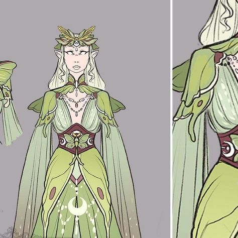 🌸Sunset Dragon🌸 on Instagram: "Some fantasy Luna Moth designs. These were created a while back during some brainstorming with @foxesandravens 🍃🌱💚 #lunamoth #costume #costumedesign #costumeilustration #luna #bug #butterfly #fantasyoutfit" Luna Moth Wings Costume, Lunar Moth Cosplay, Luna Moth Clothes, Bug Costume Ideas, Luna Moth Costume Diy, Luna Moth Cosplay, Luna Moth Character Design, Moth Fairy Costume, Moth Inspired Fashion