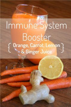 immune-system-boosting-juice Diy Juice, Resep Smoothie, Juicy Juice, Juicer Recipes, Lemon Ginger, Ginger Juice, Healthy Juice Recipes, Juicing For Health, The Immune System