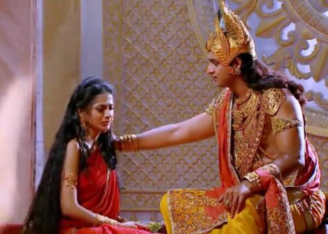 Draupadi Krishna, Devi Aesthetic, Krishna Mahabharat, Jagannatha Beautiful Images, Pooja Sharma, The Mahabharata, Hindu Mantras, Sri Krishna, Bollywood Couples