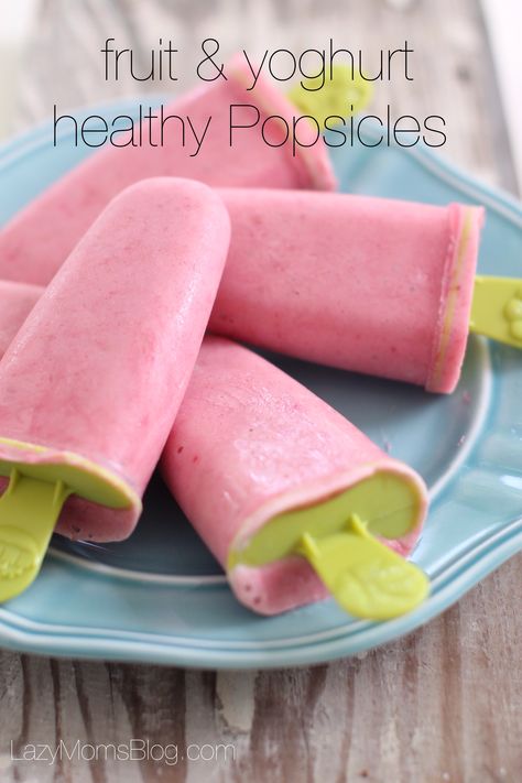 Home Made Popsicles Healthy, Homemade Popsicles Healthy, Fruit Popsicle Recipes, Fruit Yoghurt, Homemade Fruit Popsicles, Diy Popsicles, Healthy Popsicle Recipes, Healthy Popsicles, Unhealthy Habits