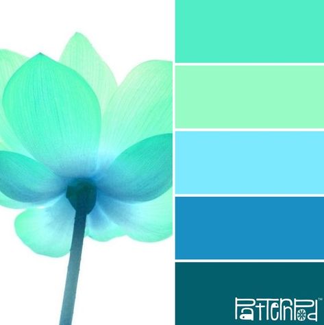 Pretty Color Combos, Teal Color Scheme, Palettes Color, Turquoise Color Palette, Color Schemes Colour Palettes, Green Pastel, Bedroom Color Schemes, Color Palate, Color Palette Design