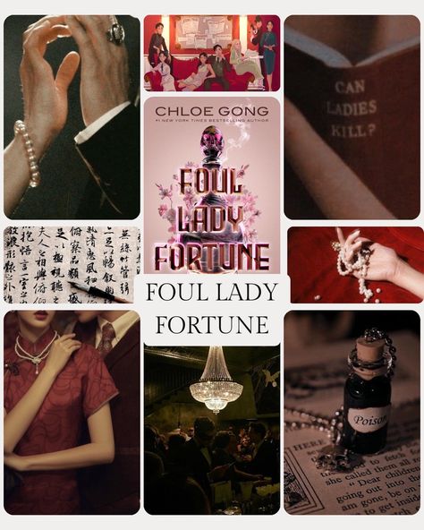 Foul lady fortune aesthetic Foul Lady Fortune Aesthetic, Foul Lady Fortune Fanart, Gong Aesthetic, Fortune Aesthetic, Secret Shanghai, Chloe Gong, Reading Slump, Book Vibes, Character Aesthetics