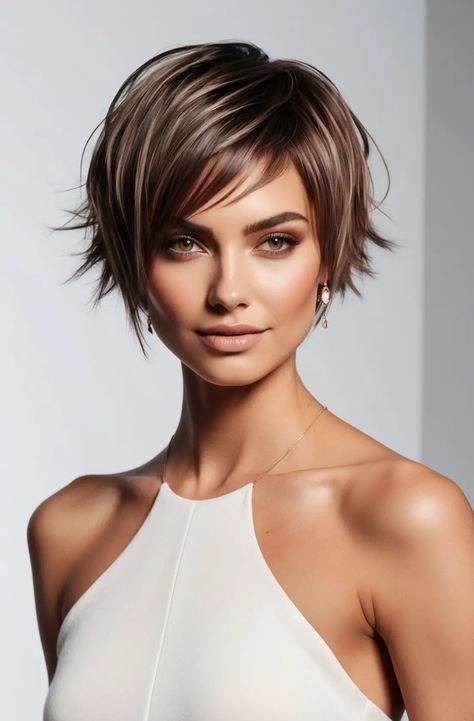 Shaggy Short Hair, Timeless Looks, Haircuts For Women Over 50, Layered Haircuts For Medium Hair, Gorgeous Hairstyles, Hairstyles And Haircuts, Choppy Bob Hairstyles, Chin Length Hair, Choppy Bob