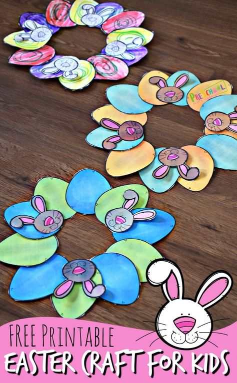 Påskeaktiviteter For Barn, Easter Wreath Craft, Easter Craft Ideas, Easter Kindergarten, Easter Crafts Preschool, Doors Diy, Easter Crafts For Toddlers, April Crafts, Easter Arts And Crafts