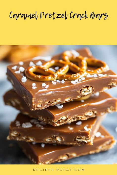 Indulge in the delectable balance of sweet and salty with our Caramel Pretzel Crack Bars. This dessert recipe combines crunchy pretzels with luscious caramel and a hint of chocolate. It's an absolute treat to your taste buds! Click on the image to uncover the magic behind this easy-to-make yet incredibly delightful dessert. Click on the image for details. Pretzel Bars, Chocolate Caramel Pretzels, Caramel Pretzels, Christmas Snacks, Chocolate Caramel, Dessert Recipe, Pretzels, Sweet And Salty, Christmas Treats