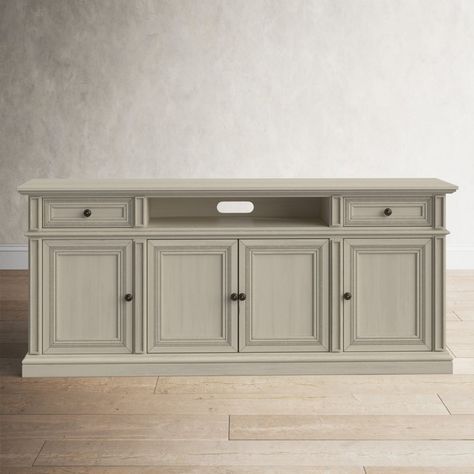 Eastover 72'' Media Console & Reviews | Birch Lane Poolside Furniture, Wall Decor Storage, Interior Shelves, Cool Tv Stands, Wood Pedestal, Tv Stands And Entertainment Centers, Entertainment Centers, Pedestal Dining Table, Tv Console