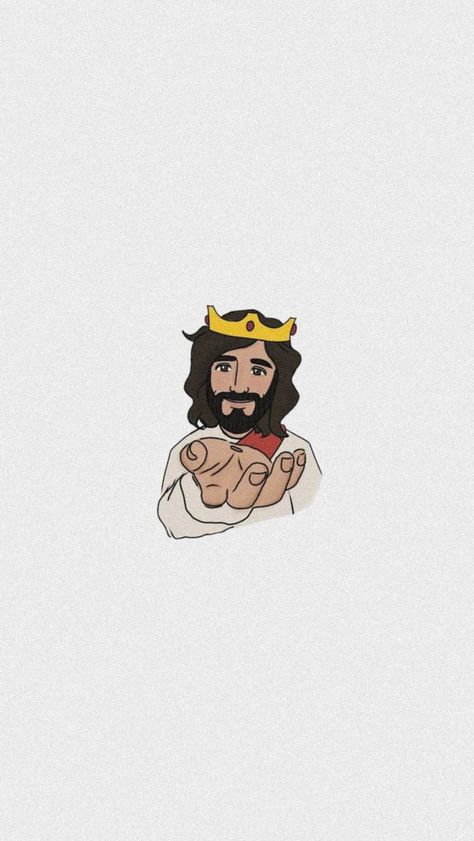 Best Love Pics, Christian Drawings, Jesus Cartoon, Cute Bibles, Jesus Drawings, Christ The King, Jesus Wallpaper, Ayat Alkitab, Religious Illustration