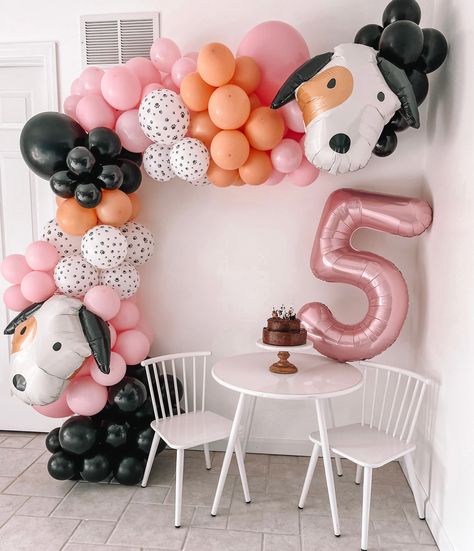 Shop Black Pink Balloon Arch Garland … and other curated products on LTK, the easiest way to shop everything from your favorite creators. Puppy Party Balloon Garland, Puppy Balloon Garland, 2nd Birthday Dog Theme, Girls Puppy Birthday Party, Birthday Pawty Dog Theme, Puppy Themed Party Food, Puppy Party For Kids, Dog Themed Birthday Party Ideas, Puppy Pawty Birthday