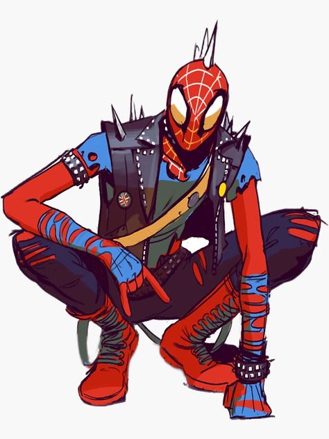 Deadpool Y Spiderman, Punk Drawing, All Spiderman, Spider Punk, Miles Morales Spiderman, Spiderman 3, Marvel Characters Art, Spiderman Artwork, Spider Art