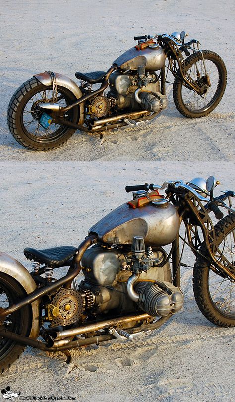 awesome #bobber BMW Rat Rod Bike, Мотоциклы Harley Davidson, Rat Bikes, Bmw R100, Motos Harley, Мотоциклы Cafe Racers, Bmw Boxer, Bobber Bikes, Custom Bobber