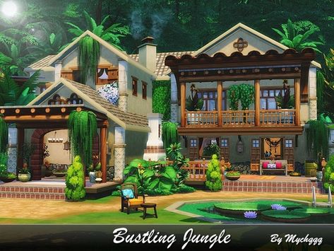 Lot: 30x30  Found in TSR Category 'Sims 4 Residential Lots' Selvadorada Sims 4 Cc, Sims Jungle House, Sims 4 Jungle Adventure House, Sims 4 Jungle Adventure Cc, Sims 4 Selvadorada House, Sims 4 Jungle House, Modern Jungle House, Sims 4 Selvadorada, Sims 4 Jungle Adventure