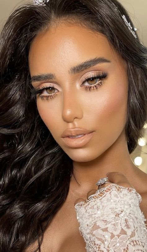 Bronze Bride Makeup, Bronze Bridal Makeup, Glam Bride Makeup, Glam Wedding Makeup, Barbie Makeup, Bridal Makeup Wedding, Radiate Confidence, Braut Make-up, Wedding Makeup Looks