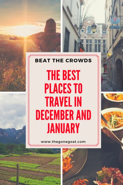 The Best places to travel to in December and January Places To Travel In December, Travel In December, Top All Inclusive Resorts, December Travel, Where Is Bora Bora, Best Island Vacation, Travel Life Hacks, Winter Travel Destinations, Jamaica Travel