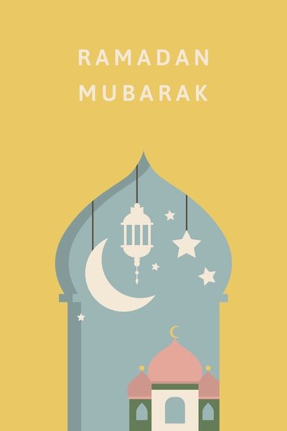 Background Card Design, Ramazan Mubarak, Mosque Vector, Mubarak Ramadan, The Quran, Hari Raya, Ramadan Mubarak, Eid Mubarak, Ramadan