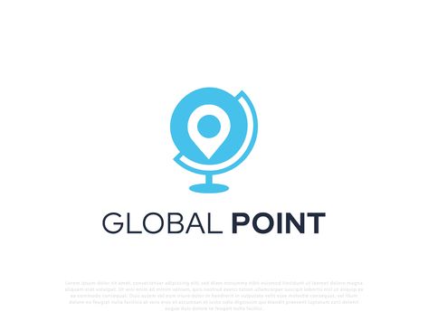 Global Point Logo design - World, map, Glob, Location logo idea by Jishan - Branding Agency World Map Logo Design, Point Logo Design, Location Logo, Map Logo, Logo Idea, Branding Agency, Logo Maker, Branding Design Logo, Say Hello