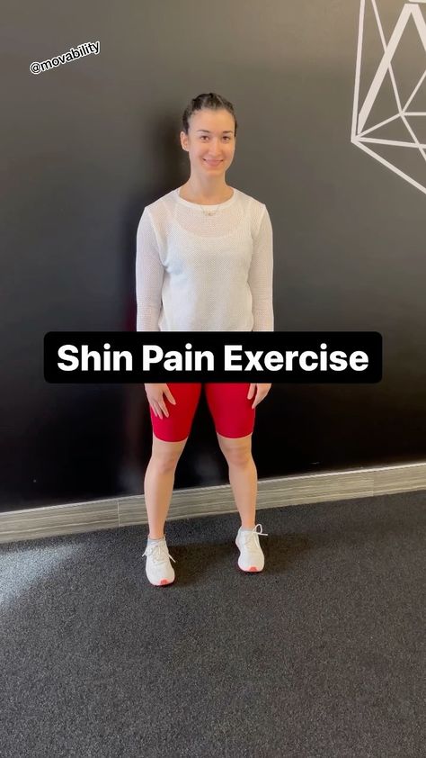 movability on Instagram: 🚨Shin Pain Exercise🚨 - 👌🏼If you experience shin pain/shin splints you need to try this exercise! Try 5 sets of 5 reps and work your way up… How To Strengthen Your Shins, Exercise For Shin Splints, Prevent Shin Splints Runners, How To Stretch Shin Splints, How To Prevent Shin Splints Running, How To Stretch Your Shins, How To Strengthen Shins, How To Help Shin Splints, How To Heal Shin Splints