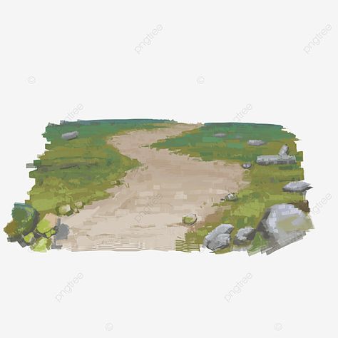 Dirt Path Drawing, Stone Path Drawing, Pathway Illustration, Paths Illustration, Pathway Painting, Stones Illustration, Ground Drawing, Path Drawing, Stone Illustration