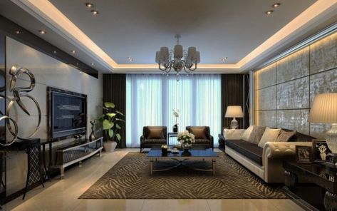 17 Engrossing Living Room Designs That You Shouldn't Miss Rectangular Living Rooms, Furnitur Ruang Keluarga, Best Living Room Design, Modern Living Room Wall, Sala Grande, Decor Ikea, Green Sofa, Small Room Design, Living Room Remodel