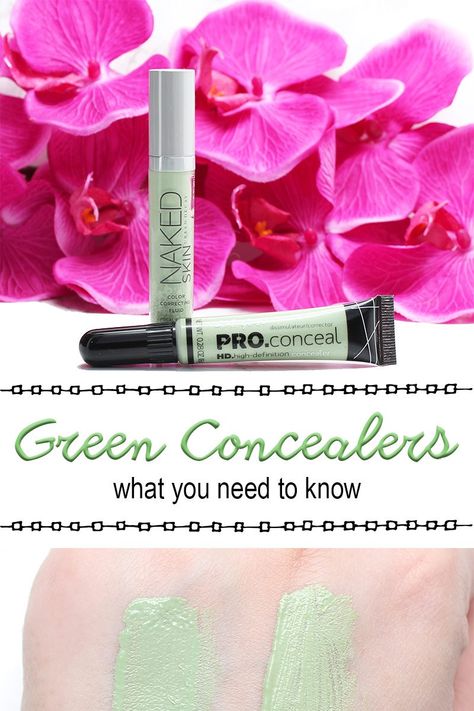 Green Concealers: What You Need to Know! I’ve included options for every budget with drugstore, indie, and department store choices. There are even vegan options. Learnhow to use green concealers, the best tools, and application methods. Face Redness, Diy Concealer, Applying Concealer, Green Concealer, Makeup Basics, Hollywood Makeup Mirror, Makeup Stand, Makeup Tips For Beginners, Cruelty Free Beauty