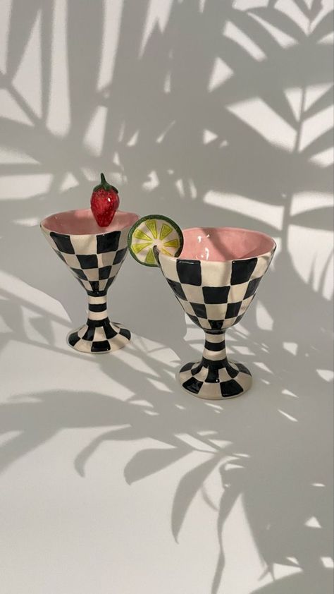 Fruity ceramic cocktail cups #zicxa-photos #zicxa #images #background #wallpaper #freepik #shutterstock #VN Check more at Cute Ceramics Ideas Aesthetic, Cool Ceramics Ideas, Ceramic Handbuilding Ideas, Easy Ceramics Projects, Funky Ceramics, Whimsical Ceramics, Funky Pottery, Hand Built Ceramics, Cocktail Cups