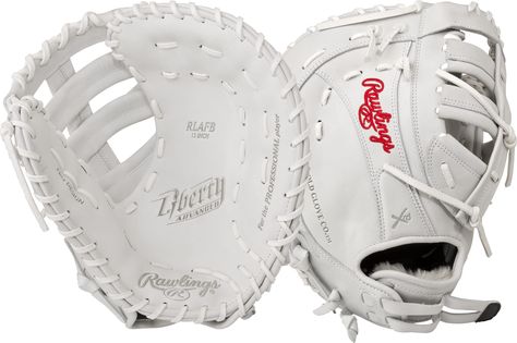 PRICES MAY VARY. Leather Imported DESIGNED FOR FIRST BASE PLAYERS, this Liberty Advanced 13 inch fastpitch softball glove gives players the confidence to stretch, scoop, & field throws better than ever before IDEAL FOR AVID PLAYERS FROM HIGH SCHOOL TO THE PROS QUALITY FULL-GRAIN LEATHER adds durability and a comfortable feel PULL-STRAP CLOSURES allow each player to find the perfect fit to their hand Right Hand Throw = Left Hand Glove, Left Hand Throw = Right Hand Glove Right Hand Orientation = R Softball First Base, Senior Softball, Baseball Mitt, Batting Helmet, Gold Gloves, Softball Gloves, Louisville Slugger, Fastpitch Softball, Batting Gloves