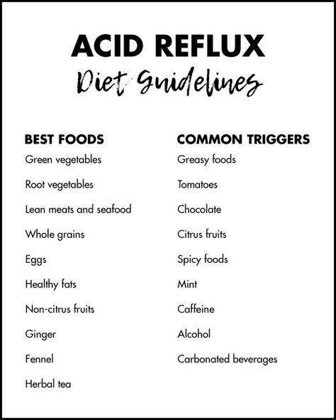 A FREE printable reference sheet with the best foods and common triggers for acid reflux. Perfect for planning meals and snacks. #acidreflux Acid Reflux Diet Plan, Reflux Diet Recipes, Gerd Diet Plan, Low Acid Diet, Gerd Diet Recipes, Ulcer Diet, Acid Reflex, Acid Reflux Friendly Recipes, Gerd Friendly Recipes