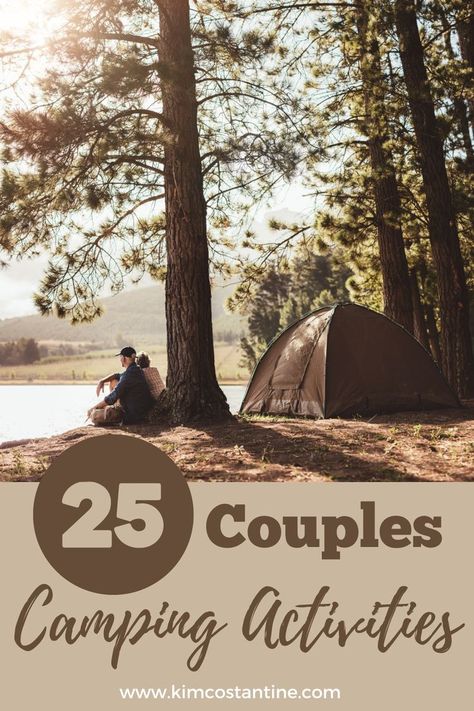 Fun Camping Activities, Campfire Meal, Things To Do Camping, Activities For Couples, Couples Camping, Couple Camping, Camping Couple, Romantic Camping, Sunset Picnic