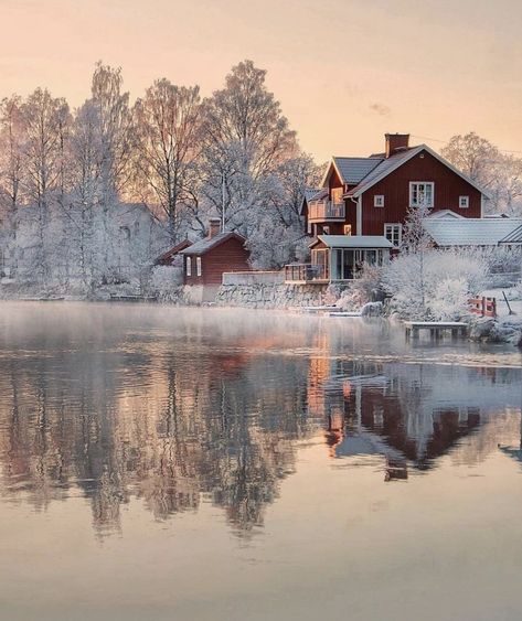 Sweden Aesthetic, Sweden House, Foto Tips, Winter Love, Winter Magic, Winter Scenery, Winter Beauty, Winter Wonder, Winter Aesthetic