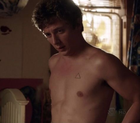 shameless lip gallagher tattoo Lip Gallagher Tattoo, Lip Gallagher, Shameless Tv Show, Small Chest Tattoos, Walk Of Shame, Allen White, Jeremy Allen White, Lip Tattoos, Chest Tattoo