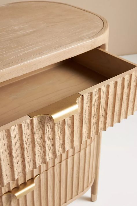 Isla Six-Drawer Dresser | Anthropologie Modern Cupboard Design, Six Drawer Dresser, Furniture Details Design, Flat Pack Furniture, Carved Furniture, Cabinetry Design, Wooden Drawers, Cupboard Design, Home Design Living Room