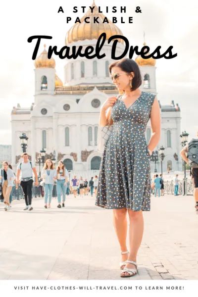 A Stylish & Packable Travel Dress (With Pockets!) Best Travel Clothes, Travel Outfits For Women, Comfortable Travel Outfit, Travel Dresses, Outfit Ideas 2024, Russia Travel, Summer Outfits 2024, Travel Clothes Women, Travel Capsule Wardrobe