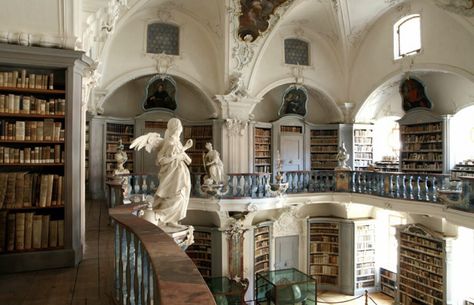 Beautiful Library, The Black Forest, Old Library, The Dark Artifices, Deco Originale, European Antiques, St Peter, Dark Academia Aesthetic, Academia Aesthetic