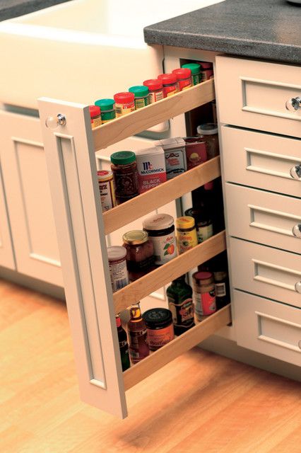 Kitchen Pantry Cabinet Ikea, Pantry Cabinet Ikea, Asian Kitchen Design, Pull Out Spice Rack, Cabinet Spice Rack, Ikea Spice Rack, Clever Kitchen Storage, Corner Kitchen Cabinet, Kitchen Storage Space