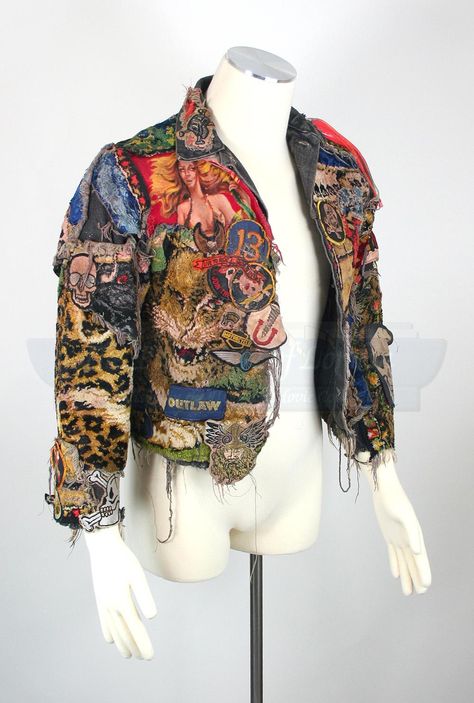 Alas, the mystical and gorgeously elaborated jacket worn by Alex Winter in his performance as Marko in The Lost Boys has been sold. No idea how much it cost, but it can't have been enough. Alex Winter, Battle Jacket, A Jacket, Creation Couture, Lost Boys, Cool Jackets, Boys Jacket, Leather Jacket Men, Mode Inspiration