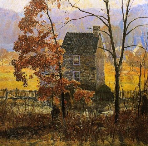 Daniel Garber, Pennsylvania Impressionist, Romanticism Artists, Autumn Afternoon, American Impressionism, Hope Art, Pierre Bonnard, Mary Cassatt, Edouard Manet