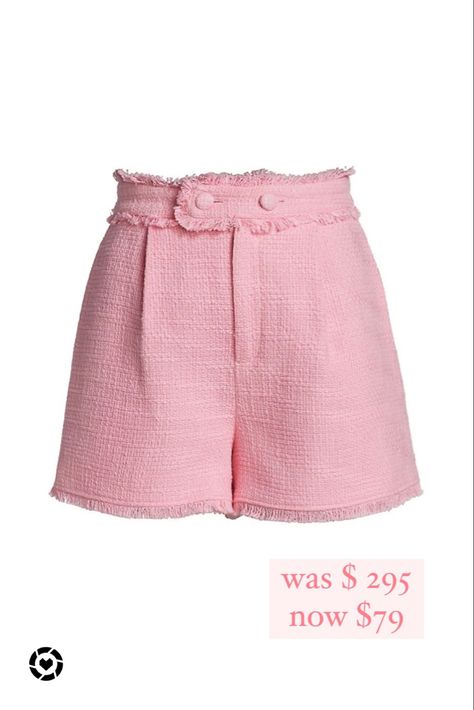 Siskin, Tweed Shorts, Mini Shorts, Pink Shorts, Ulla Johnson, Spring Summer Fashion, Saks Fifth, Saks Fifth Avenue, Pretty Outfits