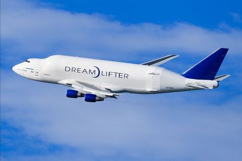 N718BA - Boeing 747-4H6(LCF) Dreamlifter Boeing Dreamlifter, Boeing 787 Dreamliner, Boeing 787, Boeing 747, Aircraft, Vehicles