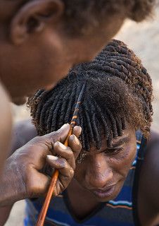 Afar man having a traditional hairstyle with a stick to ma… | Flickr Make Curly Hair, Ethnic Hair, Types Of Manicures, Eric Lafforgue, Improve Hair Growth, Traditional Hairstyle, African Hair, Beautiful Curls, Stimulate Hair Growth