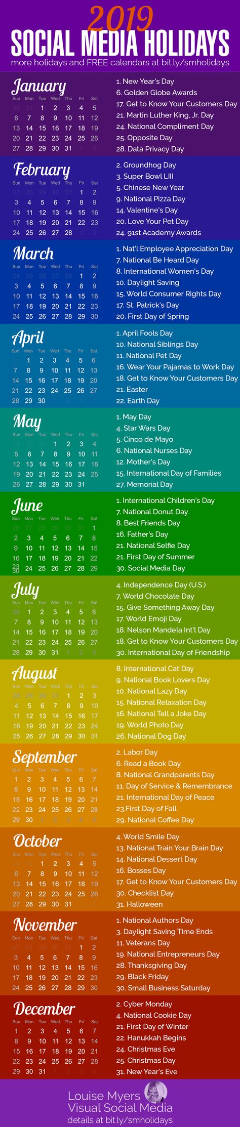 Social media marketing tips: These 2019 holidays are essential for spicing up your content marketing. Click to blog to find dozens more holiday marketing ideas! FREE printable calendar monthly. Perfect for small business owners, entrepreneurs, and bloggers. | #LouiseM #ContentMarketing #SmallBusinessTips #Calendar2019 #Printable #Holidays #SocialMediaMarketing #SMM Teeth Names, Mouth Types, Holiday Marketing Ideas, Social Media Holidays, Human Mouth, Social Media Marketing Tips, Marketing Calendar, Calendar Monthly, Social Media Calendar