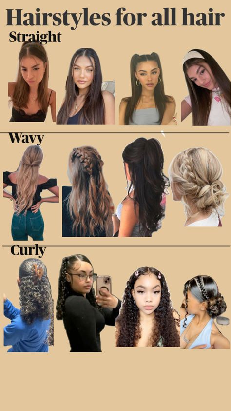 Hairstyles Wet Hair, Hairstyles With Curled Hair, Hairstyle Examples, Easy Hairstyles For Thick Hair, Hair Inspiration Long, Trendy Outfit Ideas, Beach Hairstyles For Long Hair, Cute Curly Hairstyles, Hair Tips Video