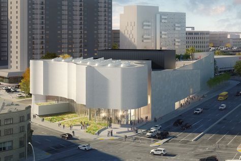 Michael Maltzan Architecture's Inuit Art Centre to Open this Fall | ArchDaily Michael Maltzan, Lecture Theatre, Inuit Art, Art Centre, Architectural Photographers, New Museum, Indigenous Culture, Reading Room, Facade Design