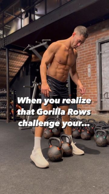 Gorilla Rows Kettlebell, Gorilla Row Exercise, Gorilla Rows, Kettlebell Workout, Athlete Workout, Core Workout, Kettlebell, The Row, On Instagram