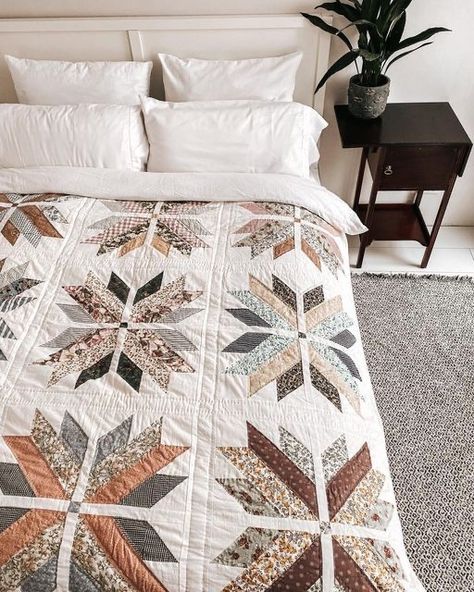 Quilt Master Bedding, Beginner Quilt Patterns King Size, Modern Bed Quilt Patterns, Quilted Duvet Cover Diy, Around The Block Quilt Pattern, Ember Quilt Pattern, Rustic Quilts Ideas, Scottish Quilt Patterns, Quilted Projects Ideas